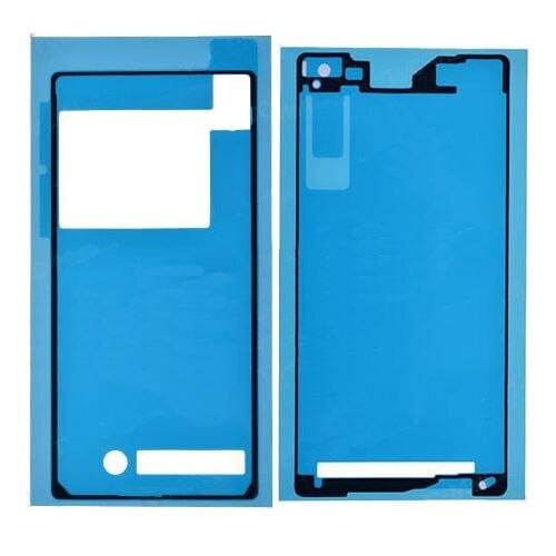 2PCS/Set Front Housing LCD Frame Sticker + Battery Door Back Cover Adhesive Tape Glue Stickers For Xperia Z2 D6503 D6502 D6543