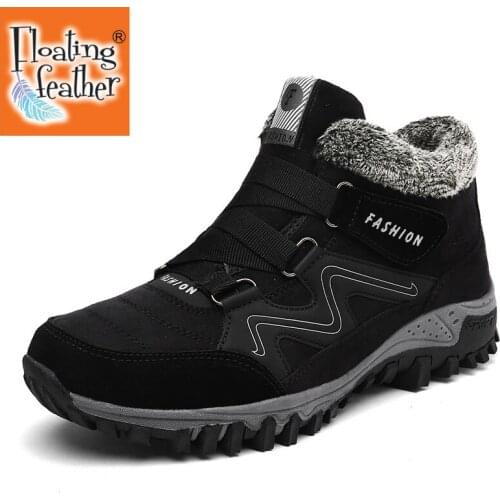 2020 New fashion peoples boots winter warm snow boots high quality waterproof cushion comfortable rubber work safety shoes