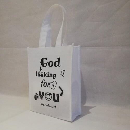 Wholesales 1000pcs/lot Custom Tote Bags Shopping Bags with Logo Recyclable Non Woven Horizontal Handbags Foldable Shoulders Bags