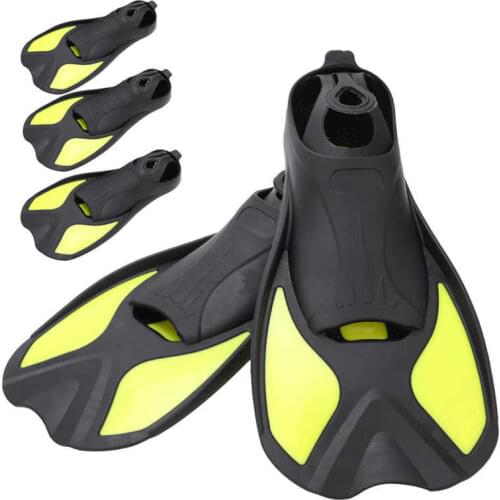 Swimming Fins Adult Snorkeling Foot Flippers Silicone Soft Snorkel Diving Fins Non-slip Diving Flippers Beginner Swim Equipment