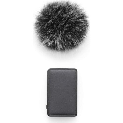 Portable Remote Control Wireless Microphone Transmitter Audio- Module Wind Noise Reduction for DJI- Osmo- Pocket 2