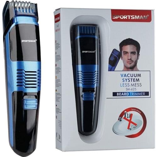 Professional Vacuum beard trimmer for men Stubble trimer mustache shaping tool beard styling electric shaving machine 0.5-18mm