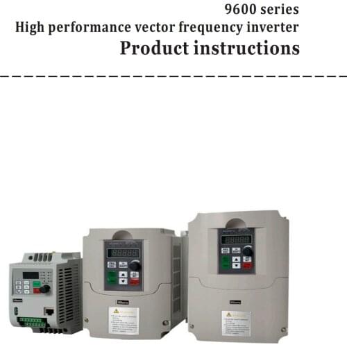 9600 Series English Product Manual