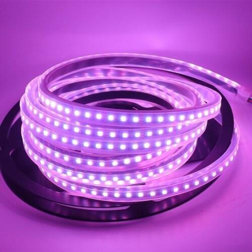 100m DC12V 24v RGB LED Strip Soft Flexible Tape 120LEDs/m 3535 IP67 Waterproof 8mm Indoor Outdoor Home Shop Truck Cabinet Strip