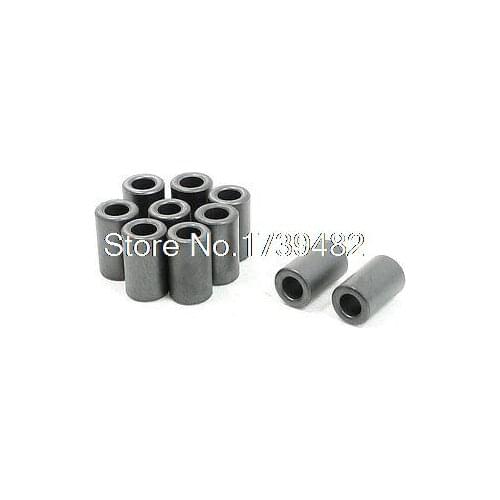10 Pcs 12x6.5x20mm Toroid Ferrite Cores Dark Gray for Power Transformers