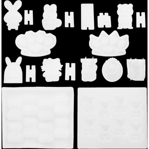 1 Set Mobile Phone Silicone Mold DIY Cute Bear Crystal Epoxy Resin Mold For Jewelry Art Crafts Making Tool l