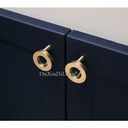 European Luxury 10PCS Pure Brass Cabinet Door Handles Cupboard Wardrobe Drawer Kitchen Wine Cabinet Pulls Handles and Knobs