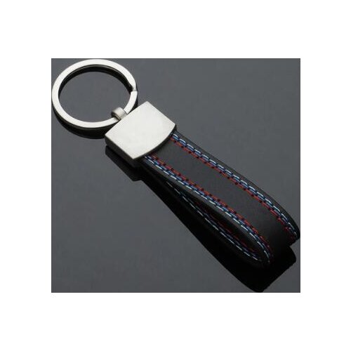 100PCS Metal Leather Car Key Ring Keychain Key Chain Keyring for bmw M Sport M3 M5 X1 E60 F30 E90 F30