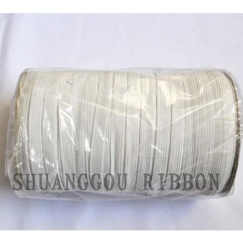 12mm width 130meters Braided Elastic Cord.white