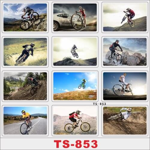 12pcs Mountain Bike Stickers|road Bike Waterproof Vinyl Stickers for Bike Water Bottles Laptop Bicycle Waterproof Decals