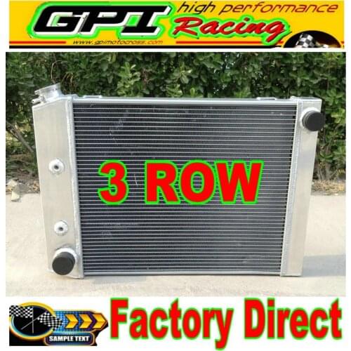 3ROW Aluminum Radiator for Ford Cortina 6 Cylinder TC TD TE TF 72-82 AT/MT 81 80