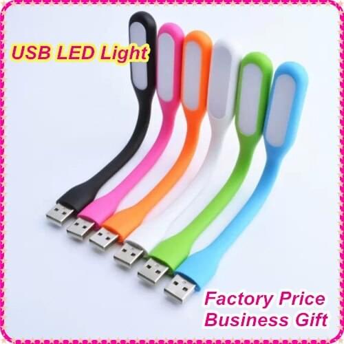 5PCS USB Portable Mini Led Night Light Protect Eye Bendable Lamp Book Light Reading Desk Power Bank Portable Notebook Lights