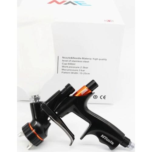 NVE Stainless Steel Nozzle Paint HVLP Spray Gun 1.3mm Car painting Tool Higher Atomization cool style air paint sprayer airbrush