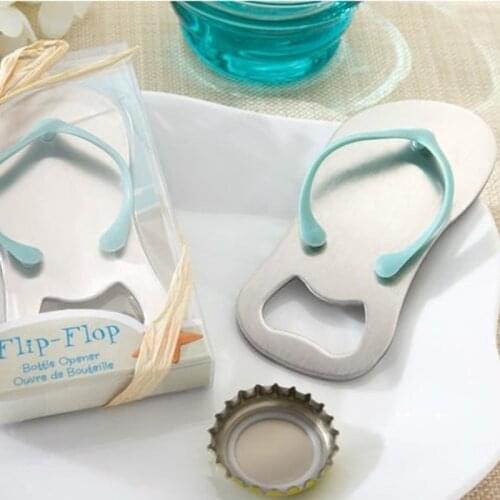 Free shipping 20pcs/lot Creative stainless steel Flip Flops bottle opener bar beer tools gift bottle openers