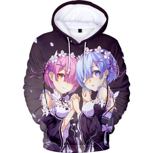 Childrens Hoodies New Game Re ZERO 3D Hoodies Boys/girls Men/women Long Sleeve Pullover In Kids Novelty Popular Pr Kids Clothes