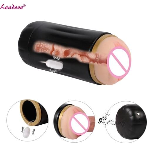 Girl Sexy Real Voice Vagina Pussy Masturbator Sex Toys for Adults Men Male Masturbator Pocket Pussy Vibrator Pocket MA70025-V