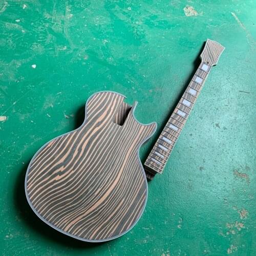 DIY Electric Guitar Zebra guitar, zebra fingerboard