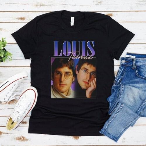 Louis Theroux Vintage Unisex T-Shirt Retro T Shirt Women Short Sleeve Crewneck Tees Summer Casual Graphic Tees Tops for Women