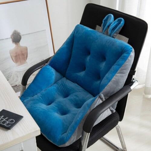 Conjoined Office Back Cushions Dinning Chair Mat Thick Girl Stool Seat Mats Student Ass Pad Outdoor Seat Cushion