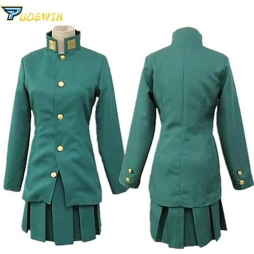 Anime JoJo JoJos Bizarre Adventure Cosplay Noriaki Kakyoin Skirt Cosplay Costume Outfits Suits Halloween