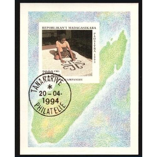 Madagascar 1993 Miniature Sheet Post Stamps Postage Collection
