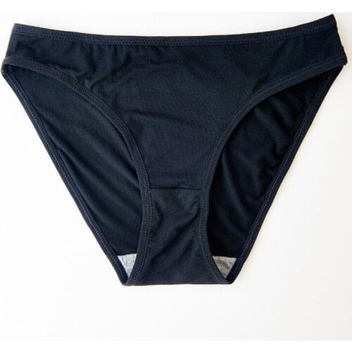 New breathable one piece cotton underwear for girls