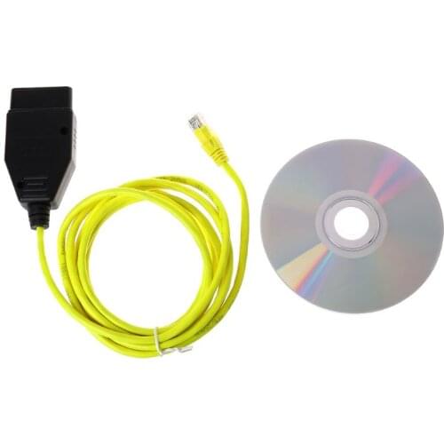 New ESYS Data Cable for bmw ENET Ethernet to OBD Interface E-SYS ICOM Coding for