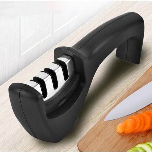 New Style Knife Sharpener 3 Stages Professional Kitchen Sharpening Stone Grinder knives Whetstone Tungsten Diamond Ceramic Tool
