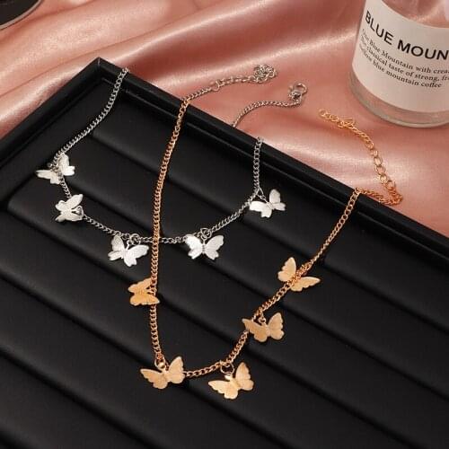 Necklace Clavicle Choker Boho Butterfly Summer Jewelry Collar Chain Women Gift