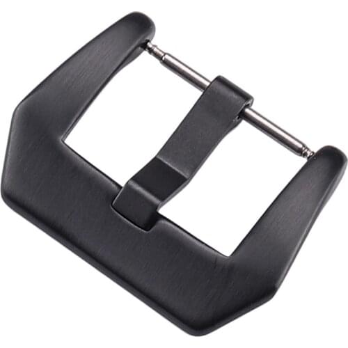 20mm 22mm 24mm Solid Stainless Steel Watch Band Buckle Black Sliver Men Watchbands Clasp Accessories For Panerai