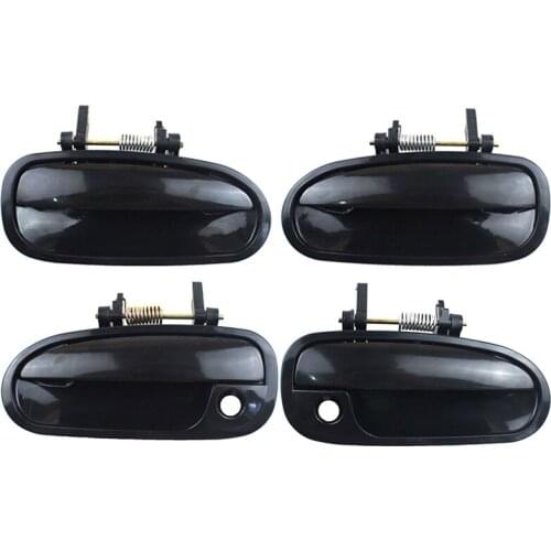 4Pcs Car Outside Exterior Door Handle for Honda Civic EK3 1996 1997 1998 1999 2000 (Rear Door Handle&Front Door Handle)