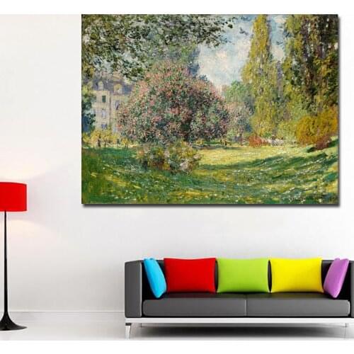 SELFLESSLY Impression Sunrise Monet Famous Paintings Reproductions HD Print Monet Posters For Living Room Wall Monet Decorative