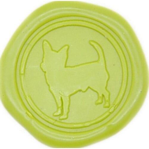 Dog Wax Seal Stamp, Brass Head with Wooden Handle, Wedding Invitation Wax Seal Sealing