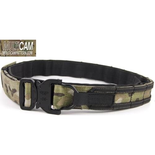 Tactical Raiders 1.5 Inch Genuine Multicam® Quick Detach Molle Combat Belt Tactical Riggers Belt Ranger Green(SKU051435)