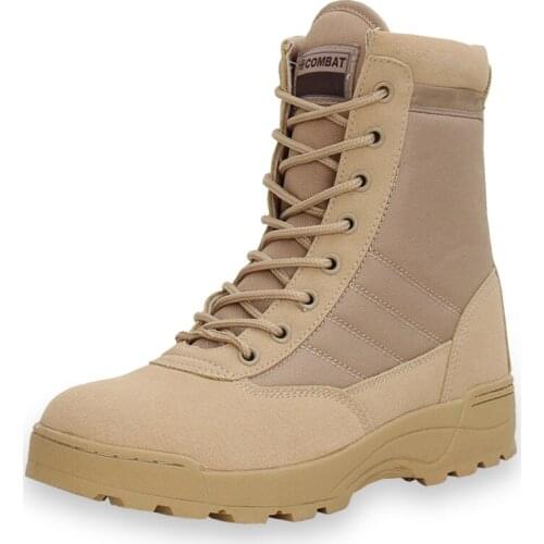 Outdoor Army Boots Mens Military Desert Tactical Boot Shoes Autumn Breathable Combat Ankle Boots Botas Tacticos Zapatos