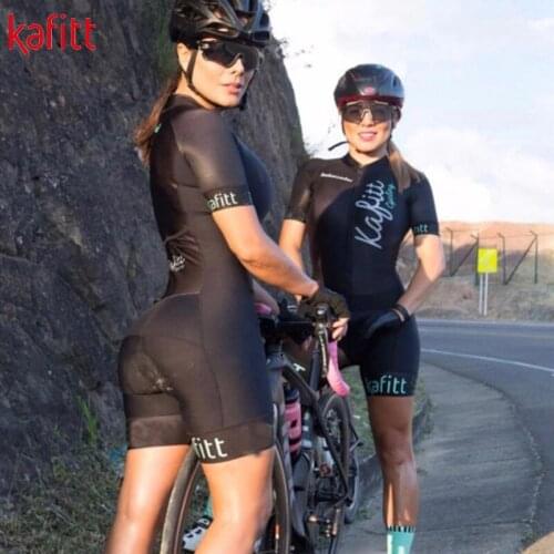 Kafitt fessional cycling jersey ladies tights sweatshirt jumpsuit swimsuit ladies short-sleeved swimsuit suit ciclismo feminino