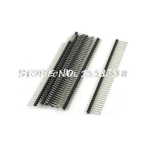 10 Pcs 2 x 40 Pin Single Row PCB Pin Header Connector 2mm Pitch