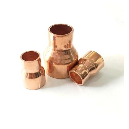 19mmX12mm Inner Diameter Copper End Feed Straight Reducing Coupling Plumbing Fitting Scoket Weld Water Gas Oil