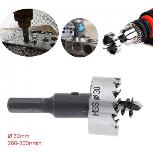 30mm HSS Hole Saw Cutter Drill Bits for Pistol Bench Magnetic Air Gun Drills