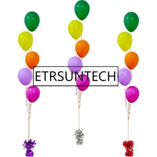 50pcs Heavy weights for Helium balloon Wedding decorations gravity block balloon pendant about 135g party supplies