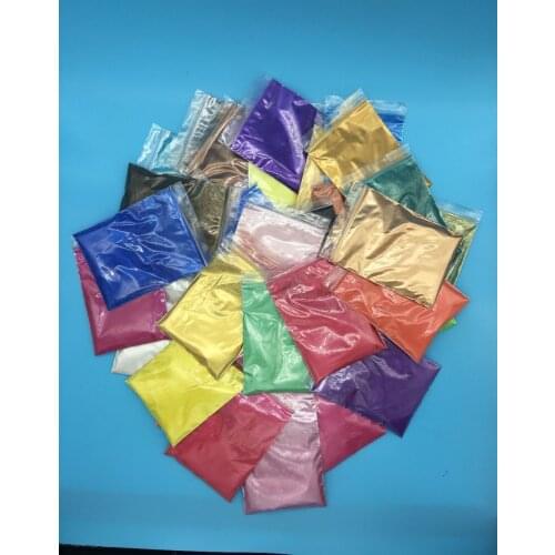 500g Mixed 5 colors Pearlescent Pigment White Symphony Mermaid Powder for Eyeshadow Nail Glitter Dye Soap Mica Powder Pigment
