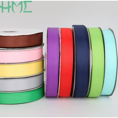 Hot sale 25mm(1") 100 yards/lot Mixed Solid Color Grosgrain Satin Ribbons for DIY Wedding Party Decoration Scrapbooking Crafts