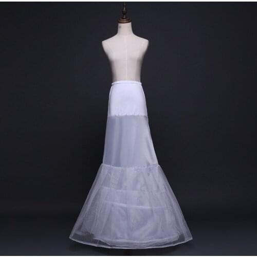 Free Shipping Wedding Accessories Mermaid Petticoats 2 hoops Underskirt Crinoline Bridal Tulle Free sizes In stock