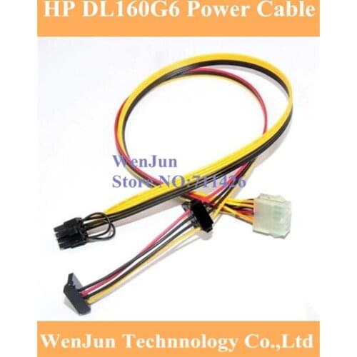 PSU 10pin to IDE Molex & SATA &PCIe PCI-E 8pin 6+2pin Adapter Converter Power Supply Cable Cord For HP DL160G6 18AWG 60cm