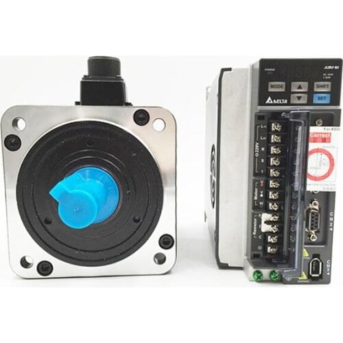 Delta 220v 3000RPM 17-bit encoder 80mm Motor Frame ECMA Series AC servo motor with 750w 1--phase ASDA-B2 series servo drive