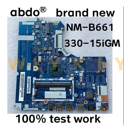 EG431 GE532 FG5N2 NM-B661 For brand new Lenovo 330-15IGM notebook motherboard CPU N4100 N4000 DDR4 100% test work