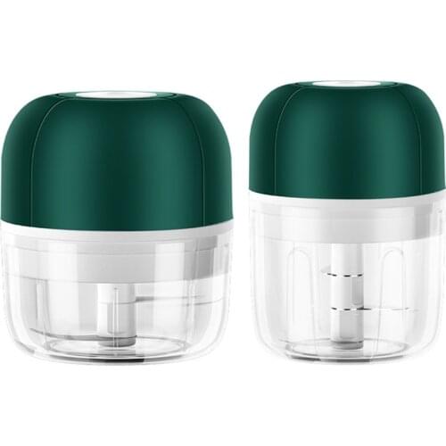 R9CD 100/250ml Electric Garlic Chopper Handheld Wireless Garlic Press Masher Mincer Vegetable Chili Meat Food Processor USB