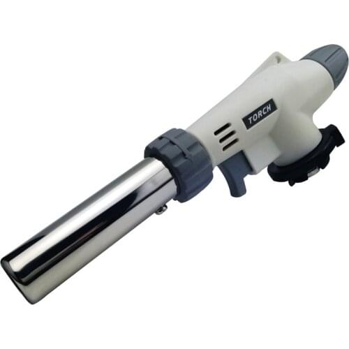 Gas Torch Flame Gun Blowtorch Outdoor Picnic Barbecue Cooking Soldering Butane AutoIgnition Gas-Burner Lighter Heating Welding