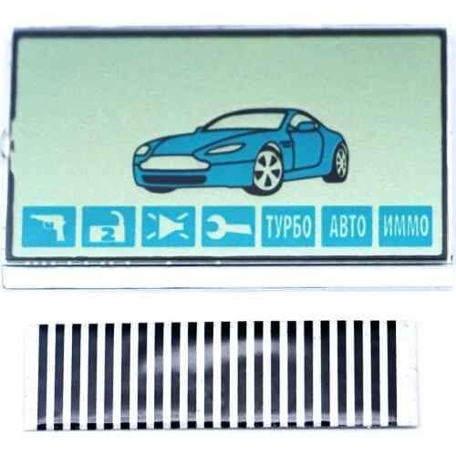 Free shipping New A61 LCD display flexible cable for Starline A61 lcd remote controller A61 display with Zebra Stripes