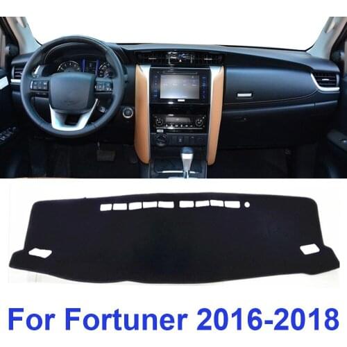 Dash Mat Car Dashboard Cover For Fortuner 2016-2018 Sun Shade Pad Instrument Platform Dashmat Mats